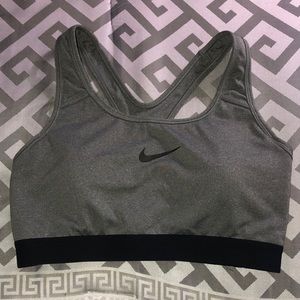 Nike Gray Sports Bra